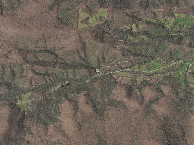 Aerial image of Fox Creek Horse Camp