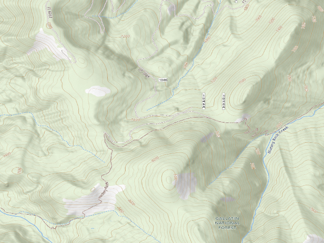 USGS topographic map of Fr 1046 Langohr Road 133