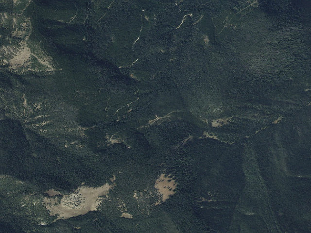 Aerial image of Fr 1046 Rock Outcrop Night Use Area 131