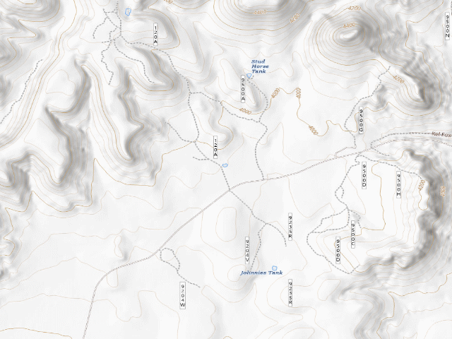 USGS topographic map of FR 120A Dispersed