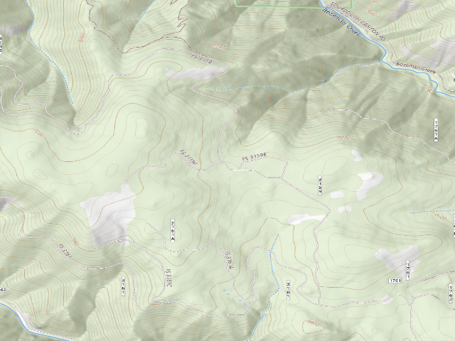 USGS topographic map of Fr 3159 Moser Road 100