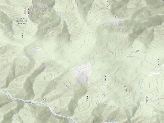 USGS topographic map of Fr 3159 Moser Road 6213 107