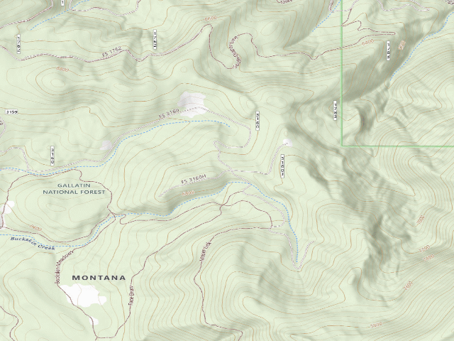 USGS topographic map of Fr 3160 Moser Creek Road 6211 087