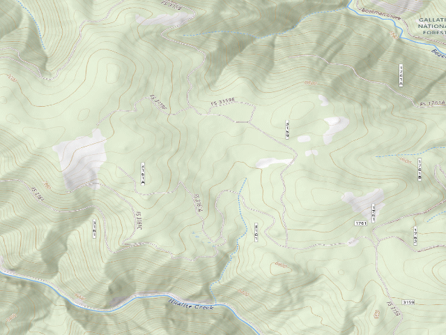 USGS topographic map of Fr 3161 Moser Road 6213 098