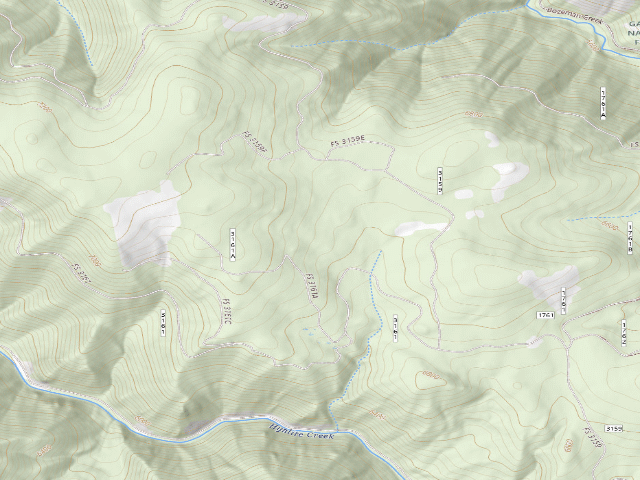 USGS topographic map of Fr 3161 Moser Road 6213 099