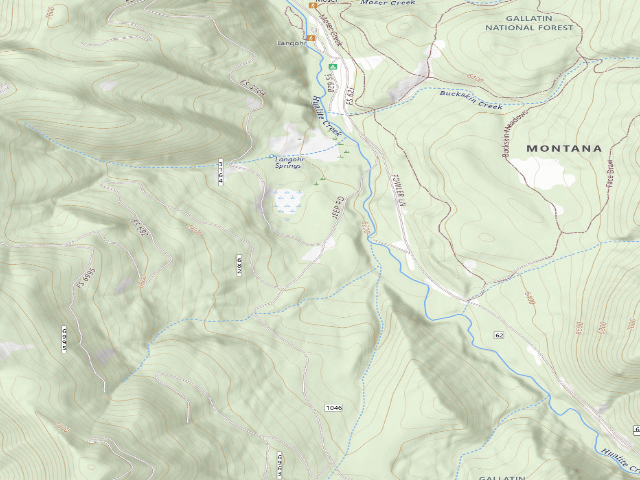 USGS topographic map of Fr 3164 Langhor Road Lead Mine 115
