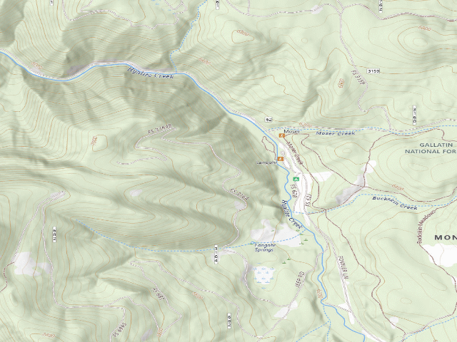 USGS topographic map of Fr 3164 Langohr Lead Mine 158