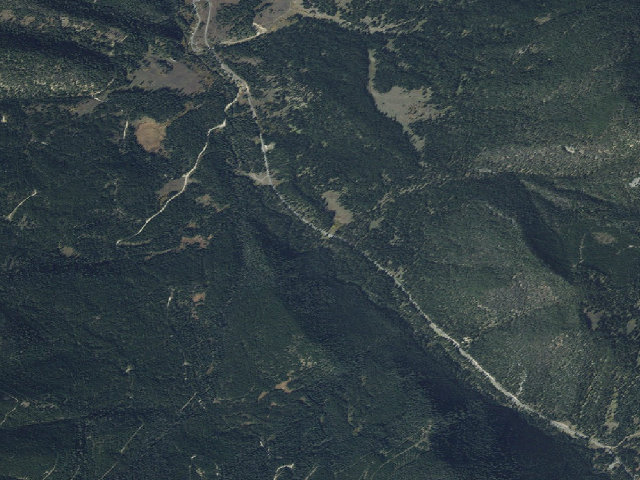 Aerial image of Fr 62 Lower Hyalite Creek Road 7A
