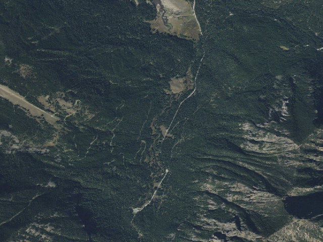 Aerial image of Fr 62 Upper Hyalite Creek Road 065C