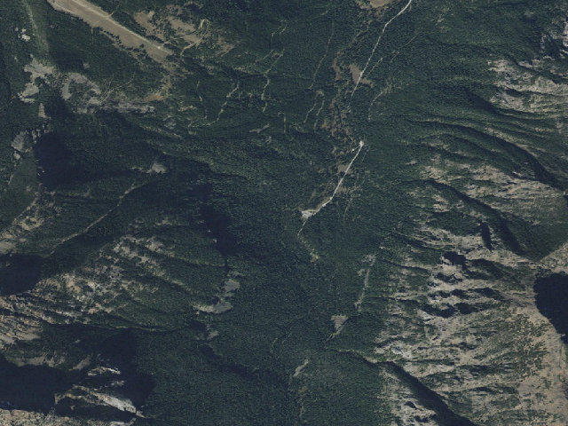 Aerial image of Fr 62 Upper Hyalite Creek Road 070C