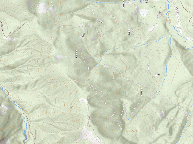 USGS topographic map of Fr 6234 End Off Langohrtoole Rd 148