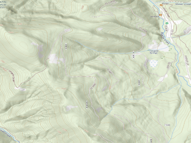 USGS topographic map of Fr 682 Langhor Road Langhor Toole 143