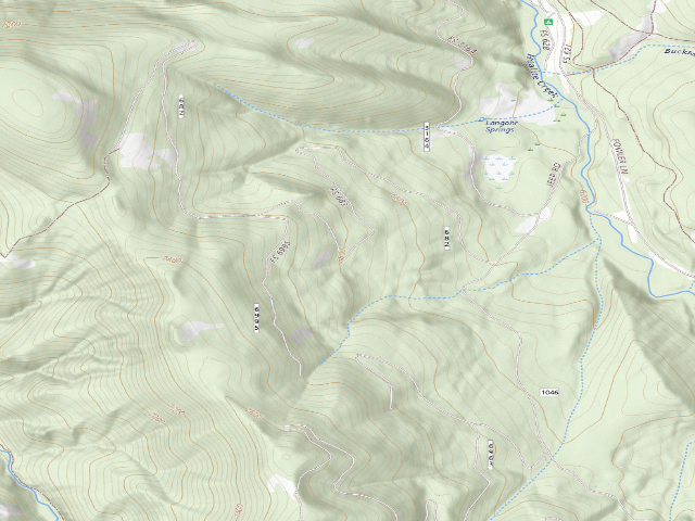 USGS topographic map of Fr 682 Langohr Toole Pullout 142