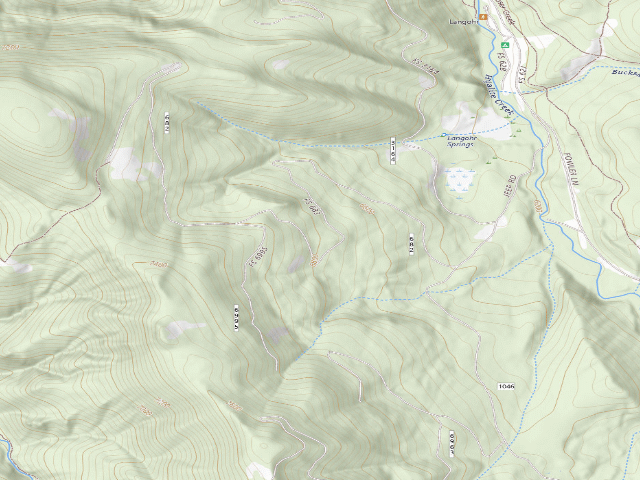 USGS topographic map of Fr 682 Langohr Toole Rd 141