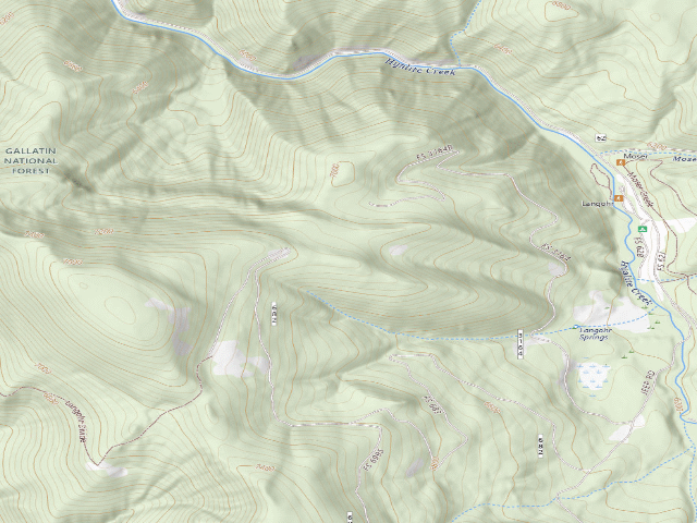USGS topographic map of Fr 682 Langohr Toole Rd G5 169