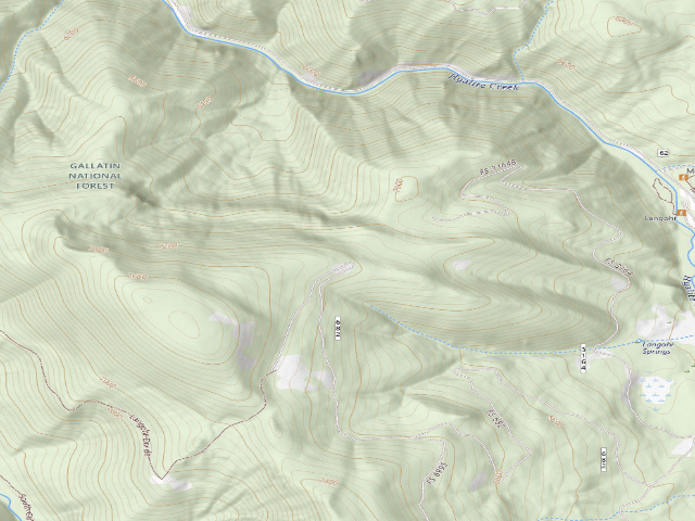 USGS topographic map of Fr 682 Langohr Toole Rd Site 145