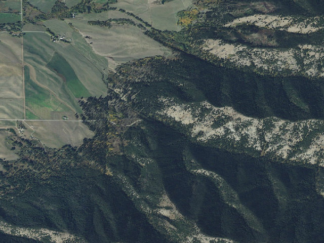 Aerial image of Fr1178-01 Truman Gulch