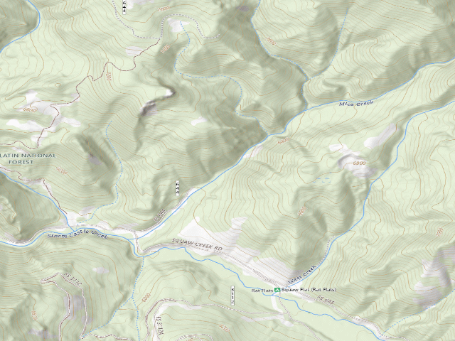 USGS topographic map of Fr644-01 Mica Ck