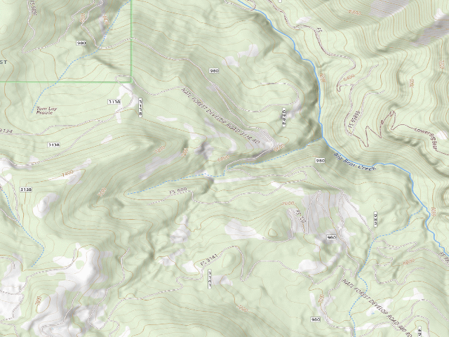 USGS topographic map of Fr980-03 Little Bear