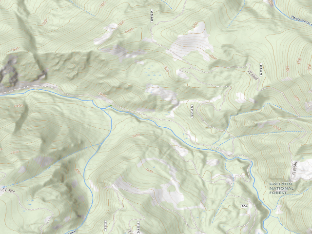 USGS topographic map of Fr984-01 Mm2.7 Portal Ck