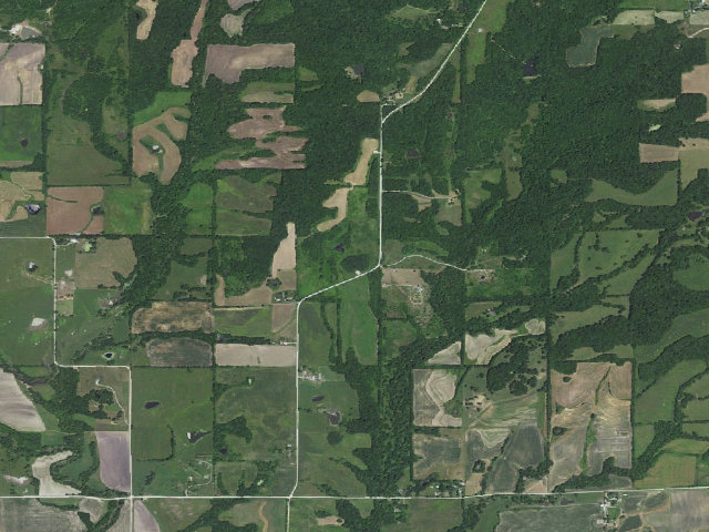 Aerial image of Frank E. Wagner Conservation Area