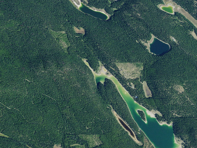 Aerial image of Frank Lake 2