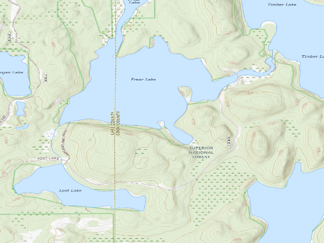 USGS topographic map of Frear Lake Site 3