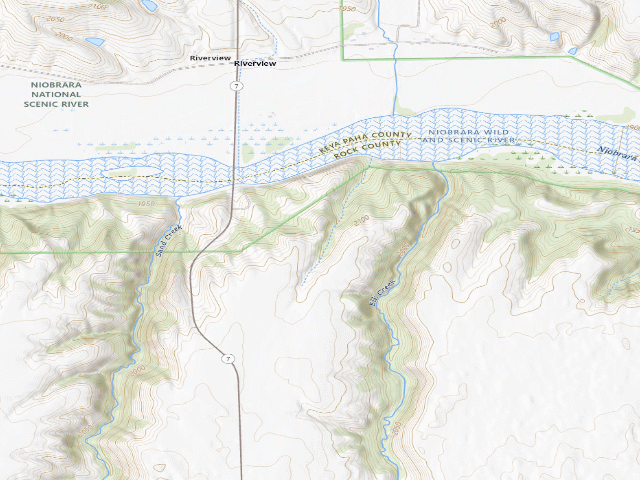 USGS topographic map of Fred Thomas WMA