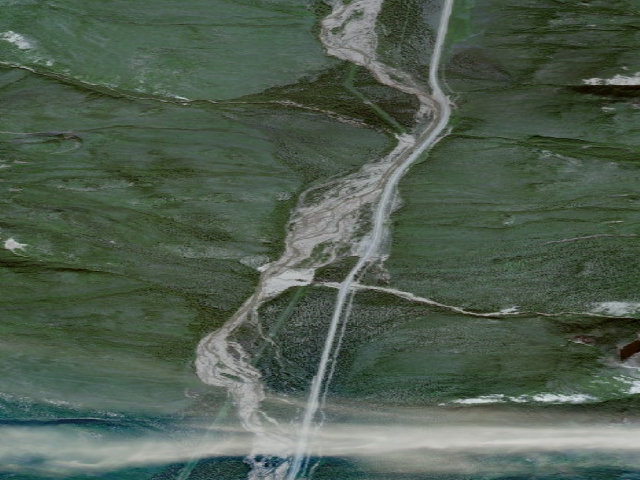 Aerial image of Free campground