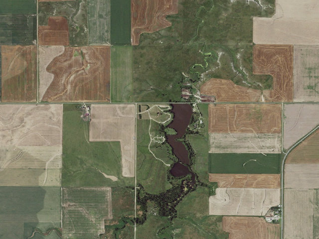 Aerial image of Free camping