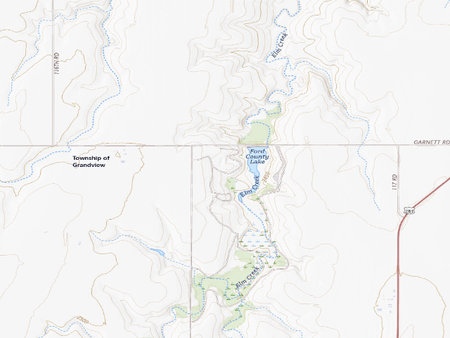 USGS topographic map of Free camping