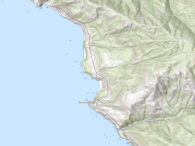 USGS topographic map of Free Camping. Sunset - Sunrise