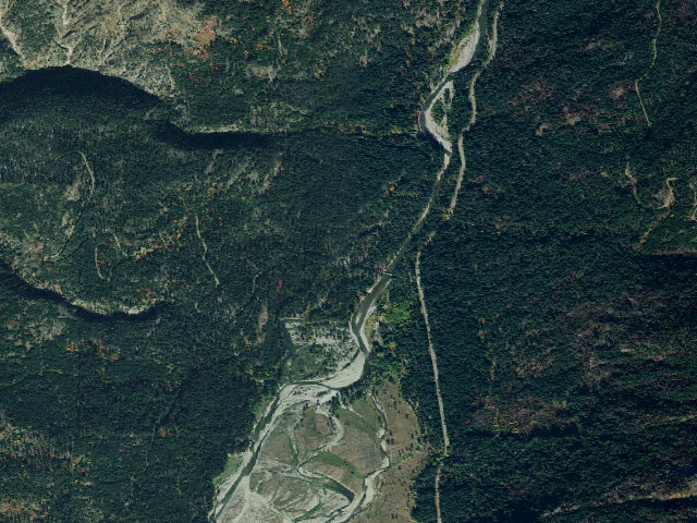 Aerial image of French Cabin