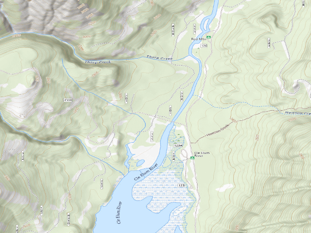 USGS topographic map of French Cabin