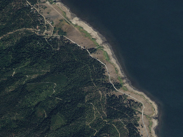 Aerial image of French Creek Campground
