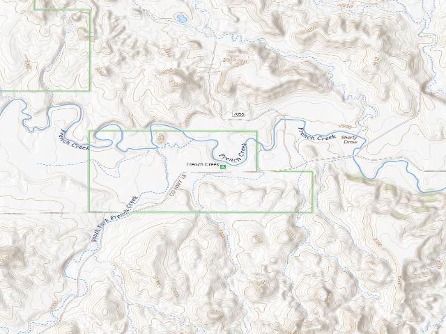 USGS topographic map of French Creek