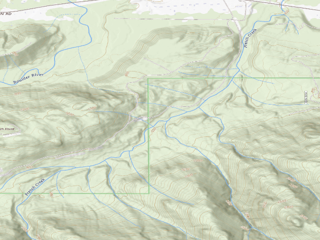 USGS topographic map of French Creek