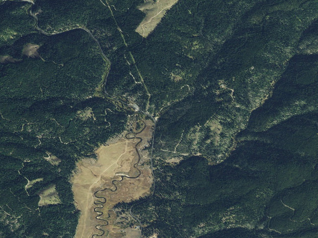 Aerial image of French Gulch