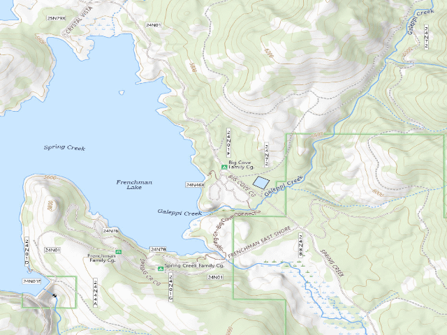 USGS topographic map of Frenchman Family Cg.