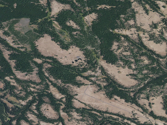 Aerial image of Frog Heaven Forest Camp