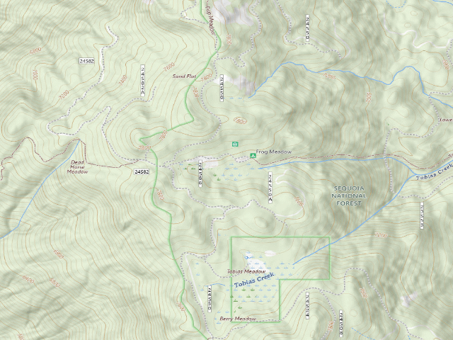 USGS topographic map of Frog Meadow