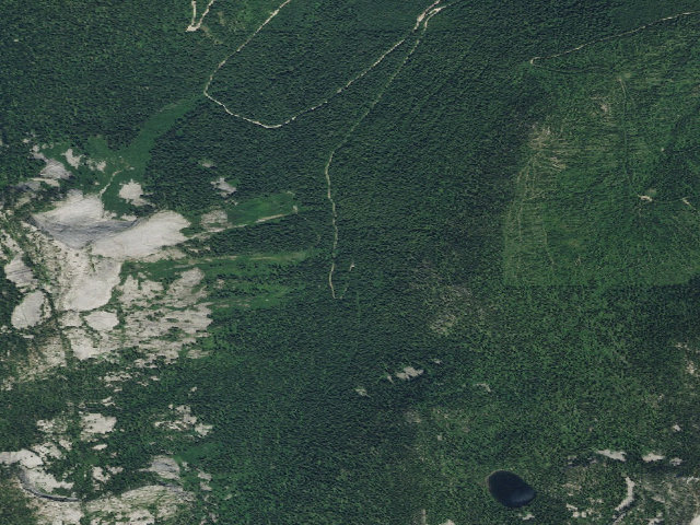 Aerial image of Fs Road 2409 (@ Fs Trail 6 Th) (Harrison Lake Access)