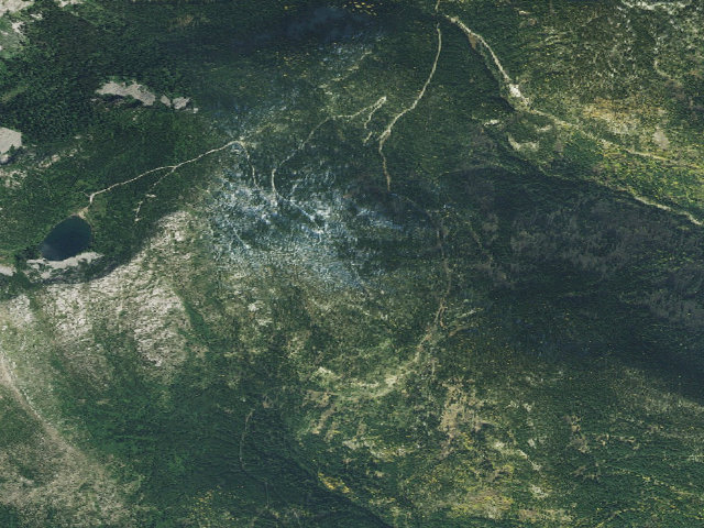 Aerial image of Fs Road 2667 Spur (@ 48.63558, -116.56086)