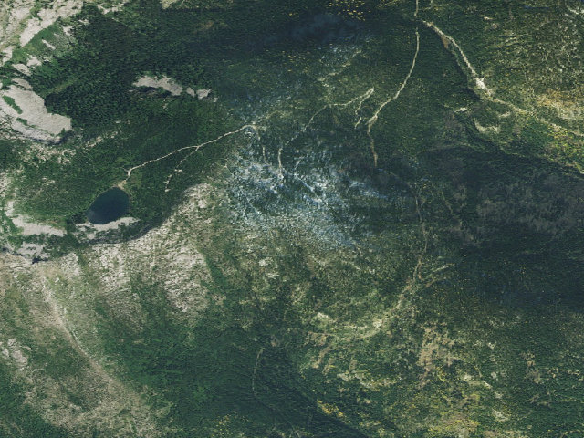 Aerial image of Fs Road 2667 Spur (@ 48.63558, -116.56086)