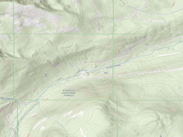 USGS topographic map of Fs Road 402