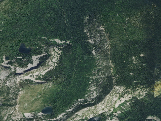 Aerial image of Fs Trail 185 (Snow Lake Access)