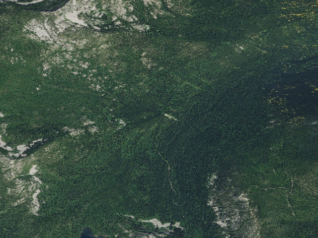 Aerial image of Fs Trail 187 (Bottleneck Lake Access)