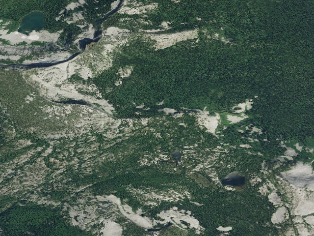 Aerial image of Fs Trail 268 (Two Mouth Lakes Access)