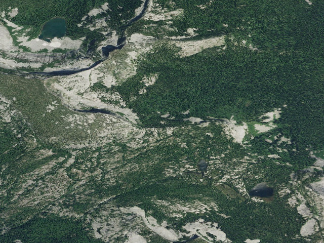 Aerial image of Fs Trail 268 (Two Mouth Lakes Access)