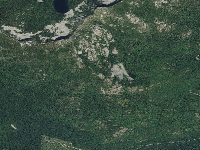 Aerial image of Fs Trail 286 (Myrtle Peak/Lake Access) 